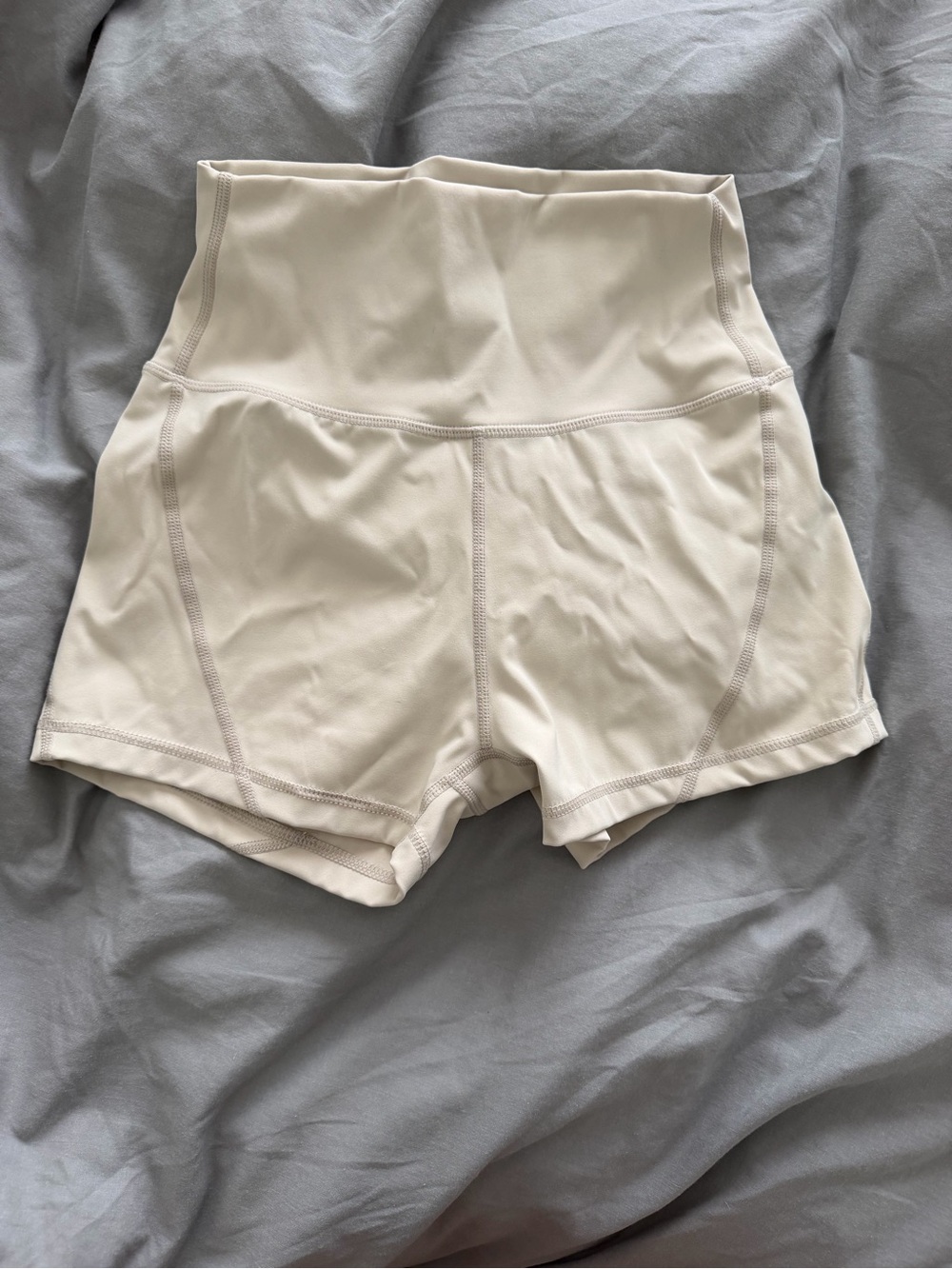 Born Primitive High-Waist oatmeal Athletic Shorts